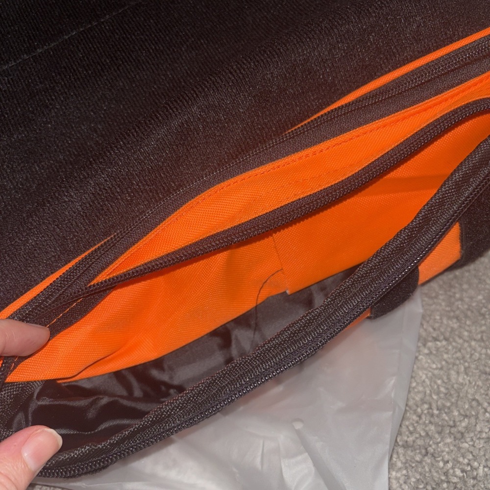 Battle Armor Cornhole Backpack for Bags (large, Black+Orange) - Picture 5 of 6